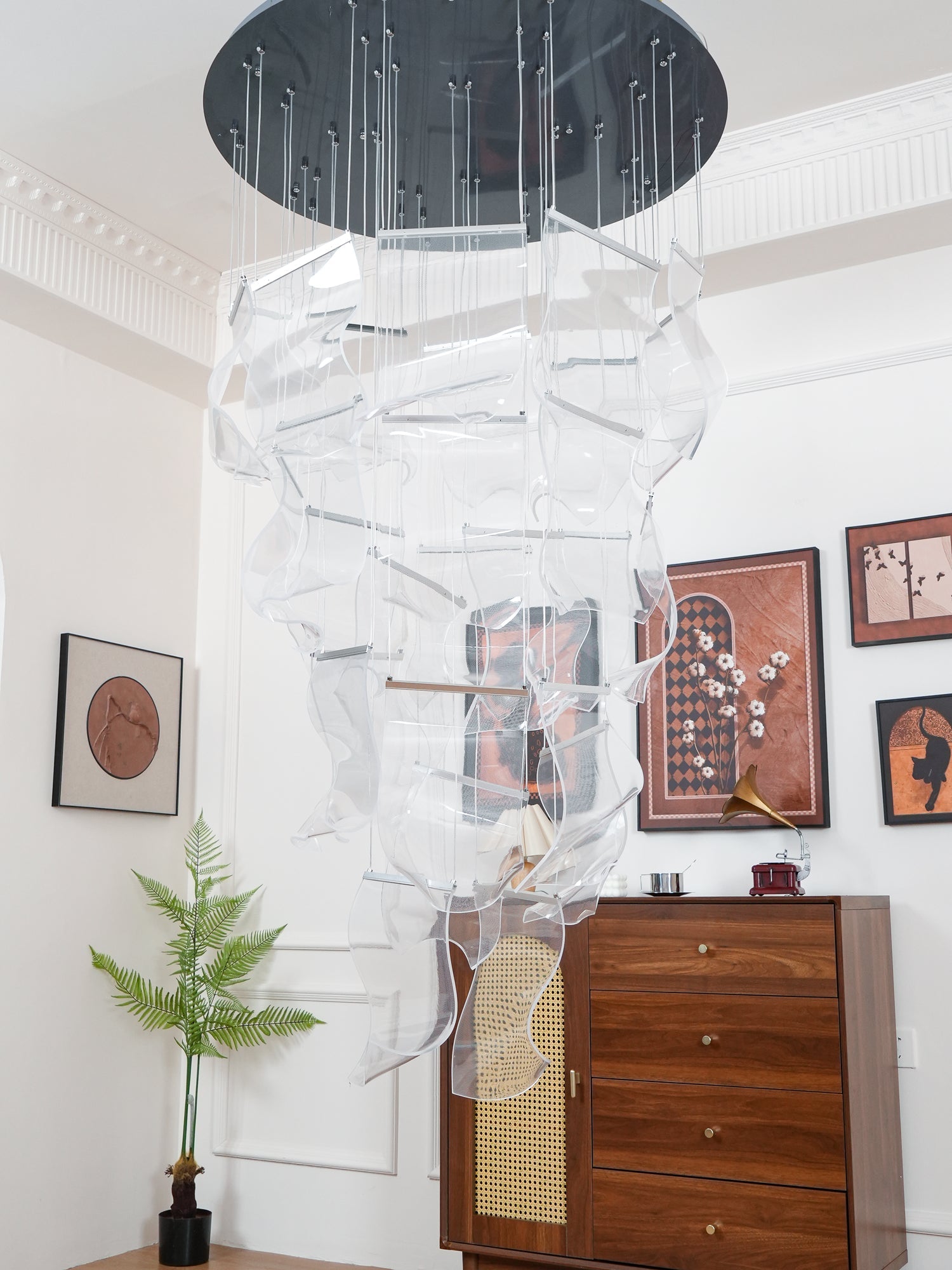 Acrylic LED Chandelier - Lamp Outdoor