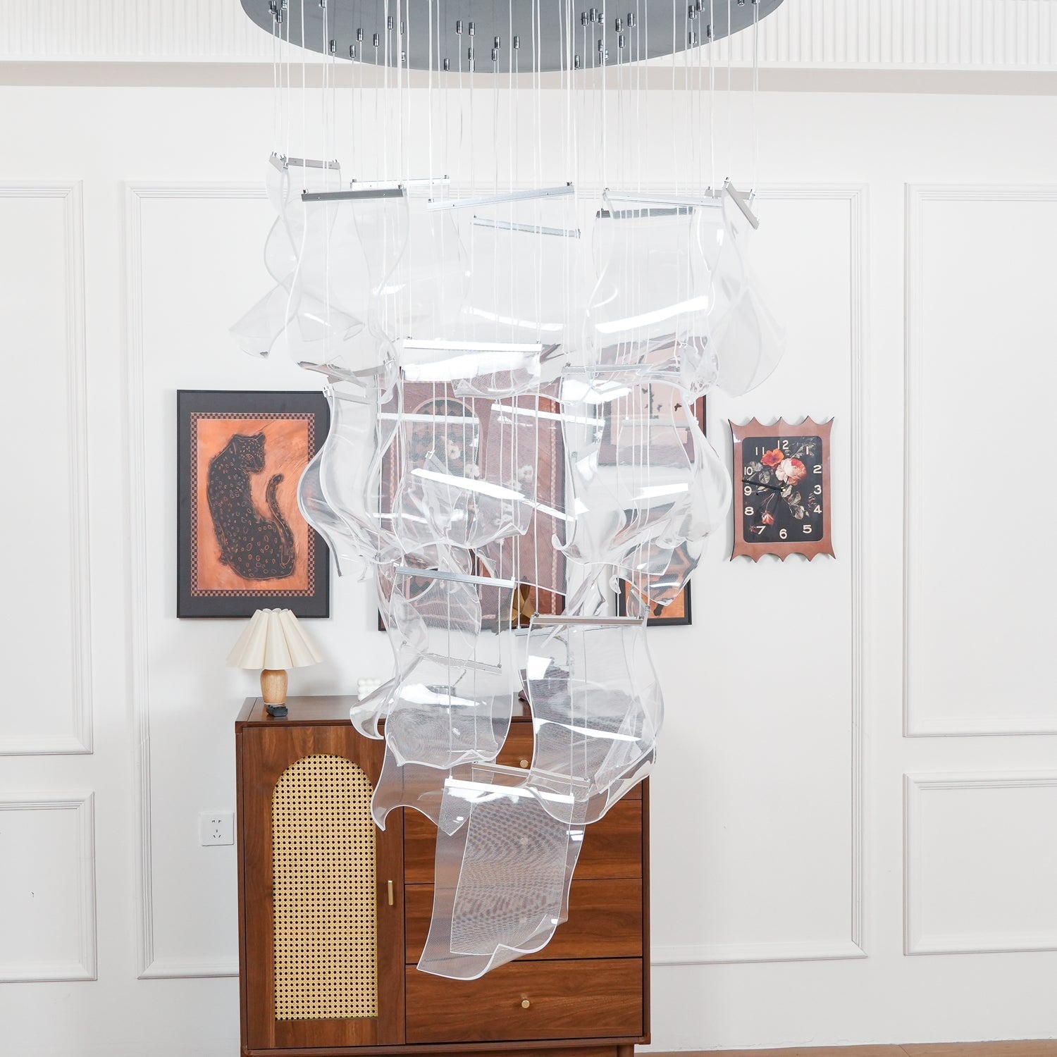 Acrylic LED Chandelier - Lamp Outdoor