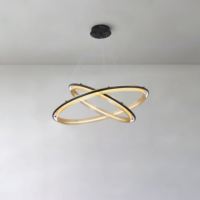 Acrylic LED Round Chandelier - Lamp Outdoor