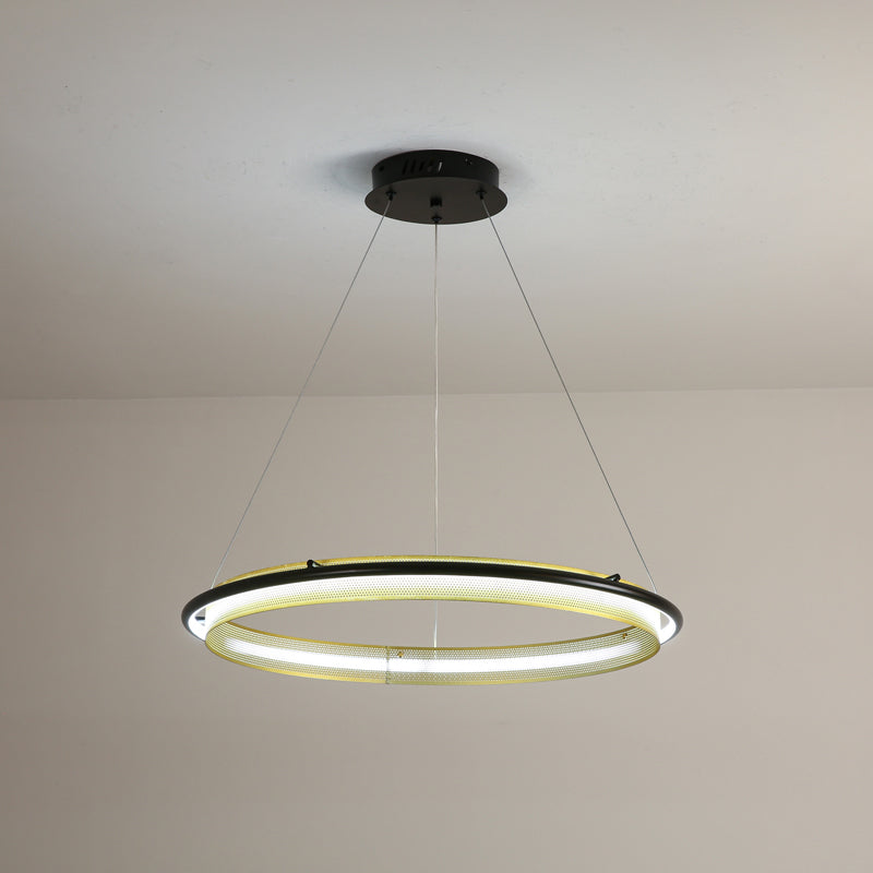 Acrylic LED Round Chandelier - Lamp Outdoor