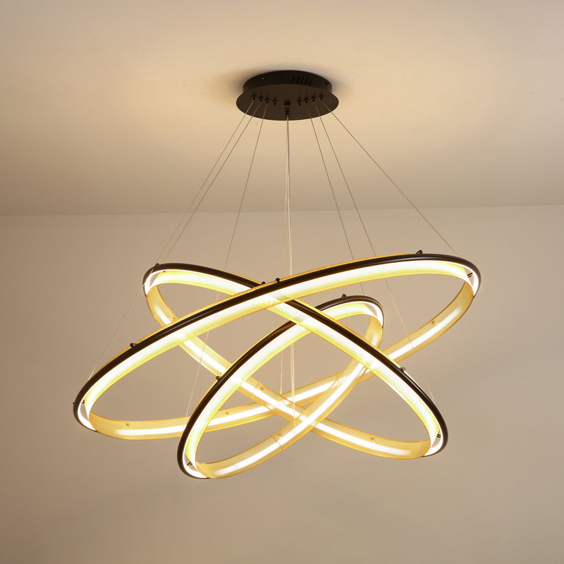 Acrylic LED Round Chandelier - Lamp Outdoor