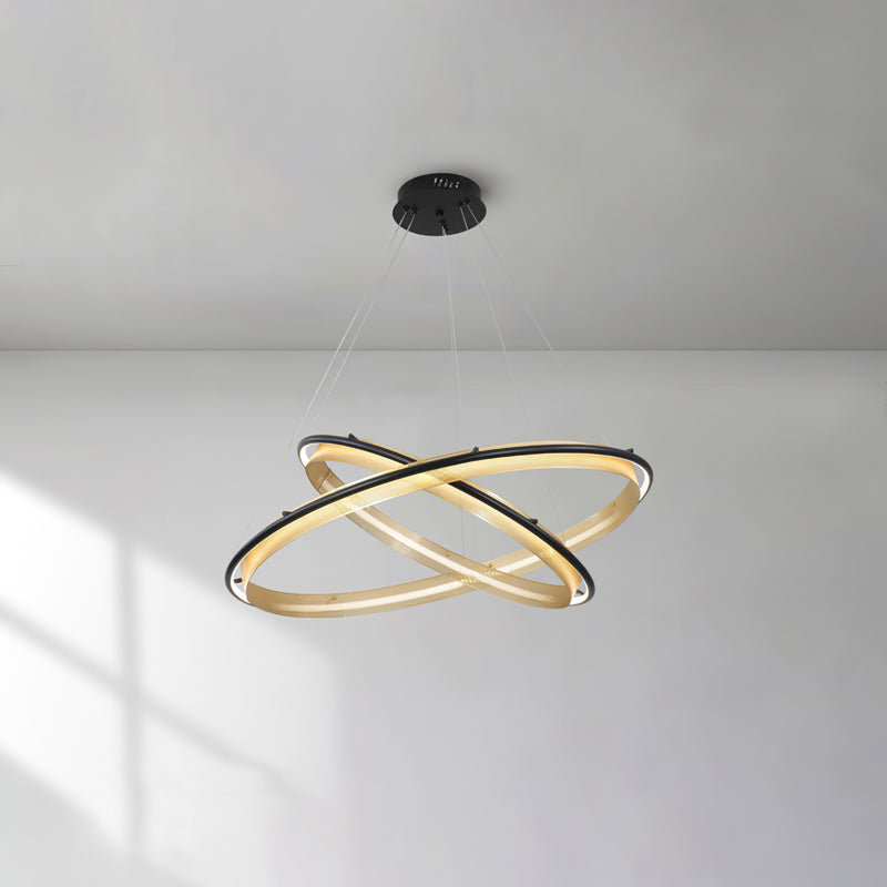 Acrylic LED Round Chandelier - Lamp Outdoor