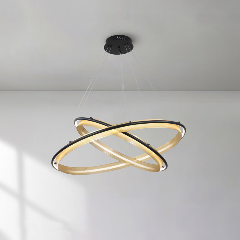 Acrylic LED Round Chandelier - Lamp Outdoor