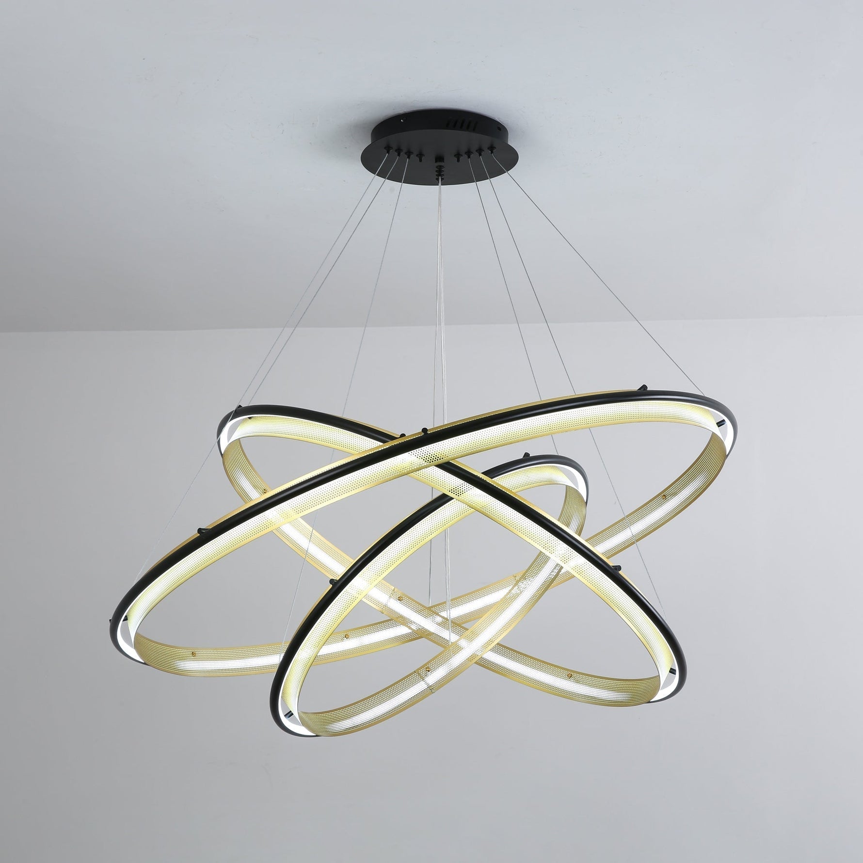 Acrylic LED Round Chandelier - Lamp Outdoor