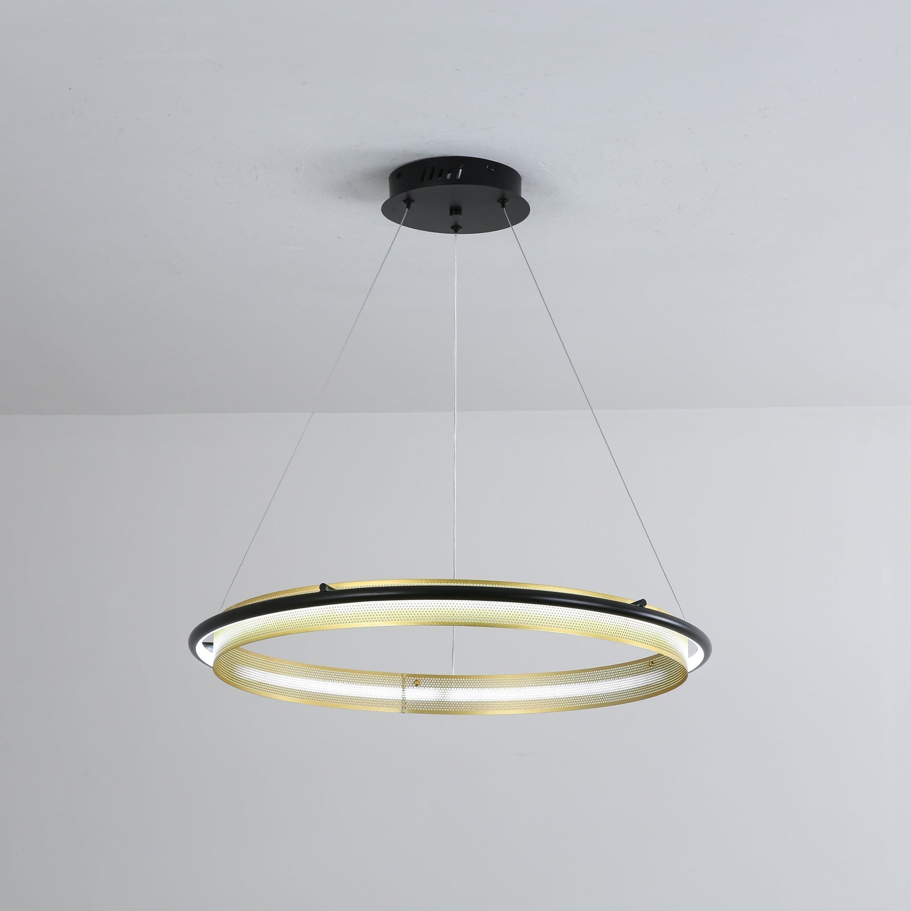 Acrylic LED Round Chandelier - Lamp Outdoor