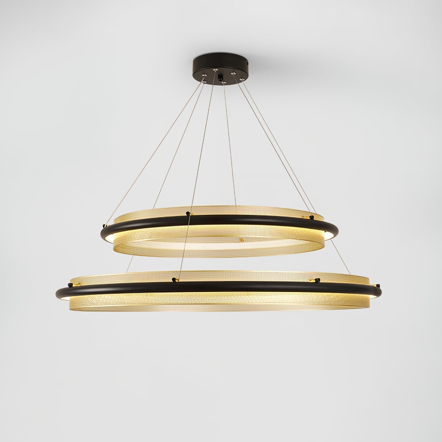 Acrylic LED Round Chandelier - Lamp Outdoor