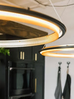 Acrylic LED Round Chandelier - Lamp Outdoor