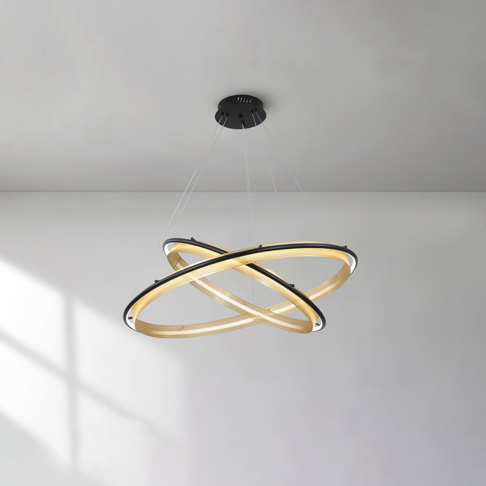 Acrylic LED Round Chandelier - Lamp Outdoor