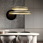 Acrylic LED Round Chandelier - Lamp Outdoor