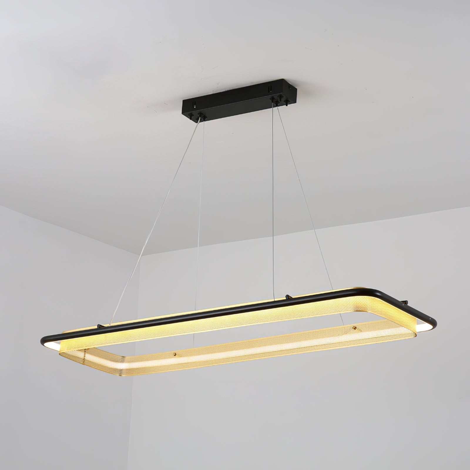 Acrylic LED Round Chandelier - Lamp Outdoor