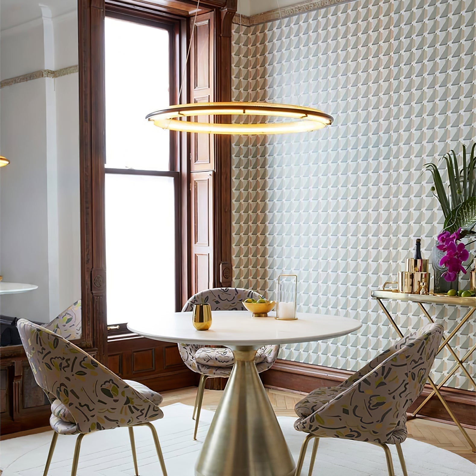 Acrylic LED Round Chandelier - Lamp Outdoor