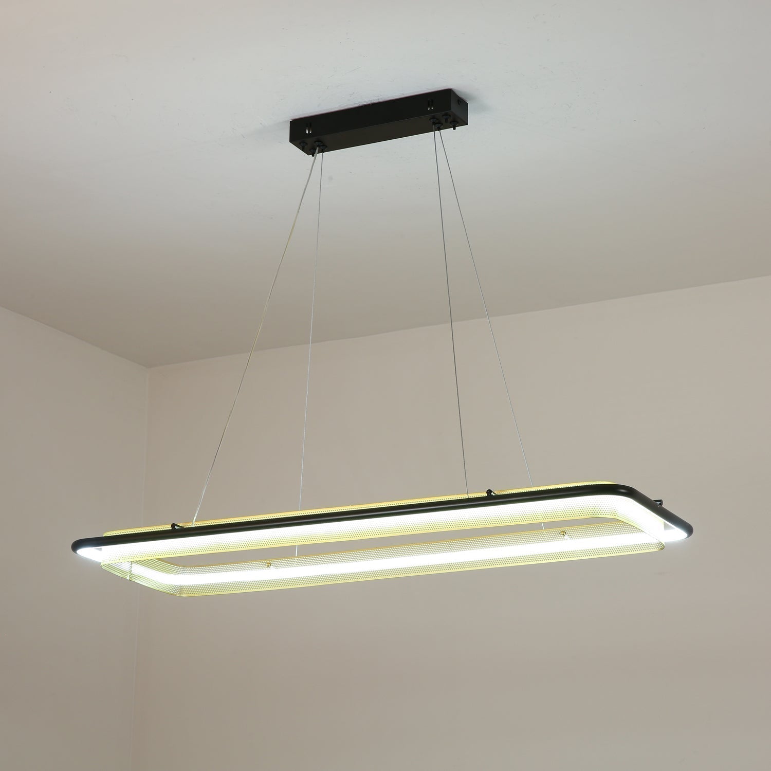 Acrylic LED Round Chandelier - Lamp Outdoor