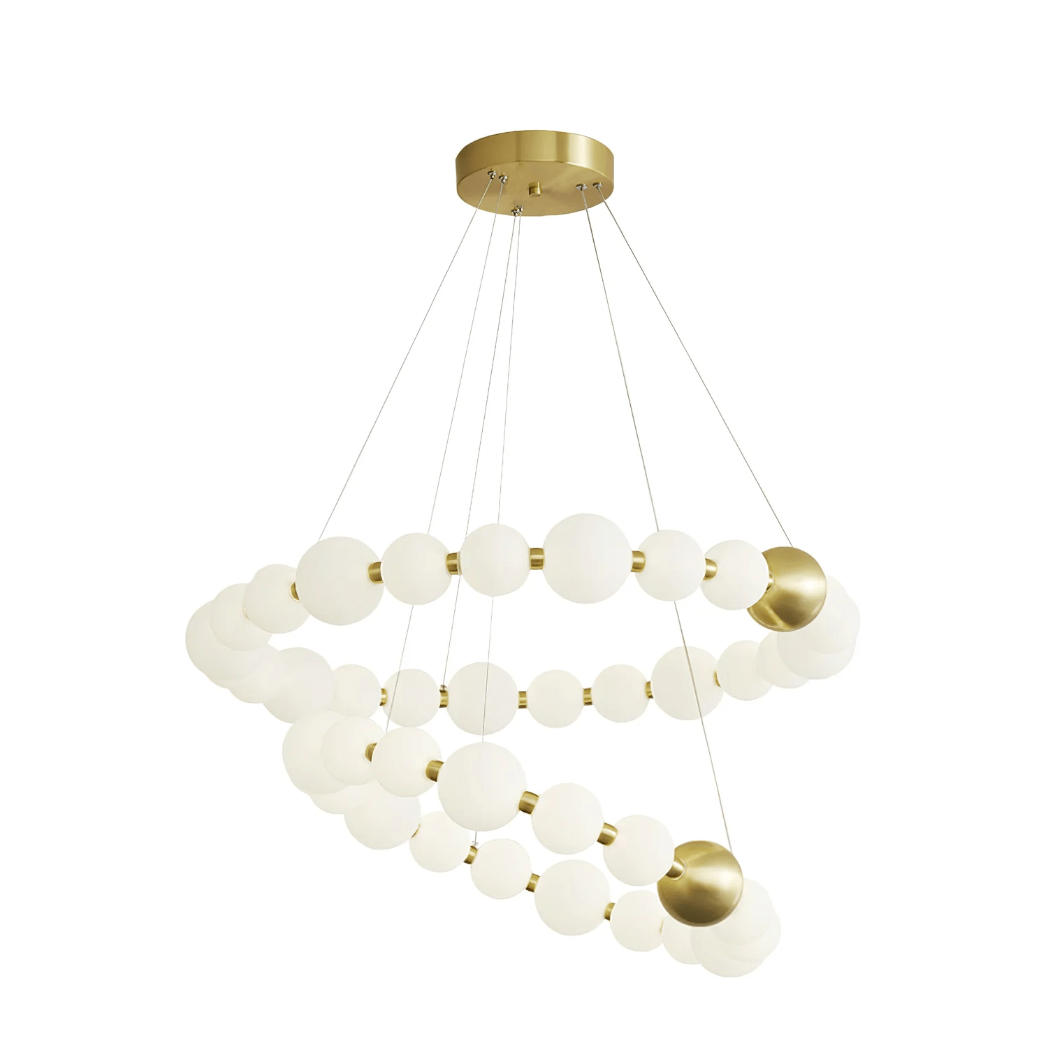 Cetalan Elegance Art Pearls Plastic Chandelier - Lamp Outdoor