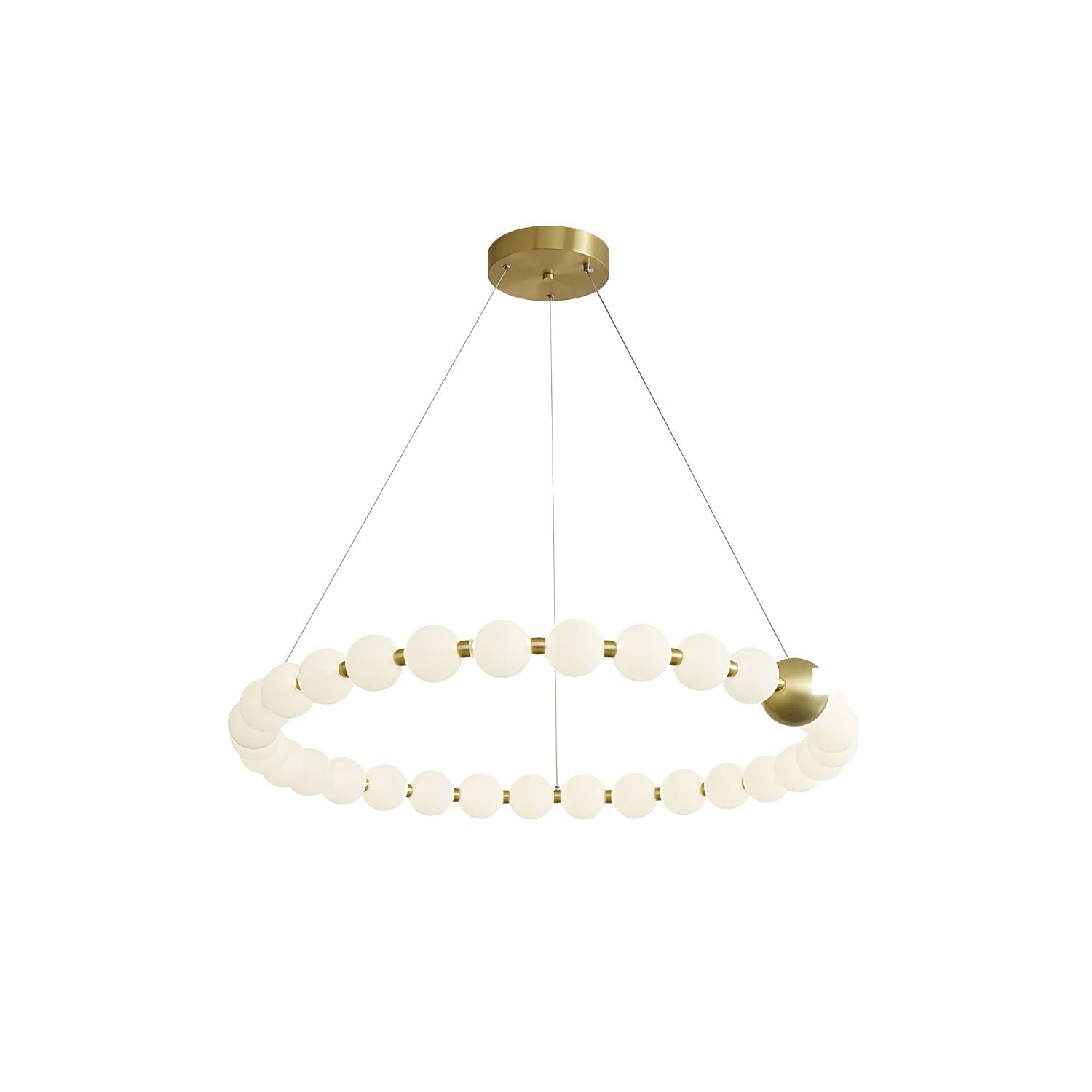 Cetalan Elegance Art Pearls Plastic Chandelier - Lamp Outdoor