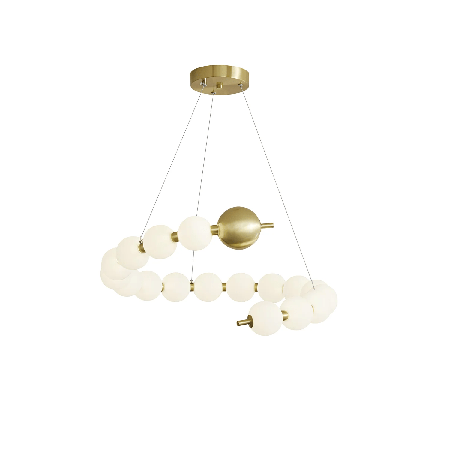 Cetalan Elegance Art Pearls Plastic Chandelier - Lamp Outdoor