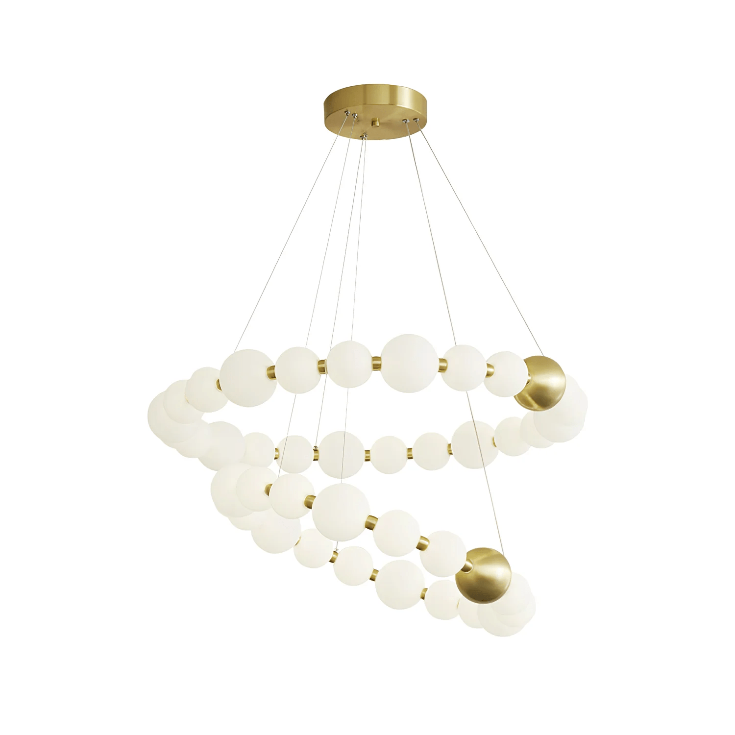 Cetalan Elegance Art Pearls Plastic Chandelier - Lamp Outdoor