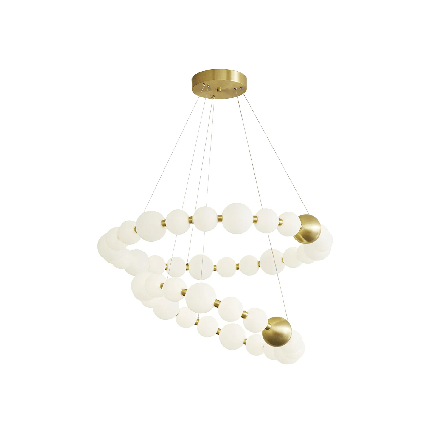 Cetalan Elegance Art Pearls Plastic Chandelier - Lamp Outdoor