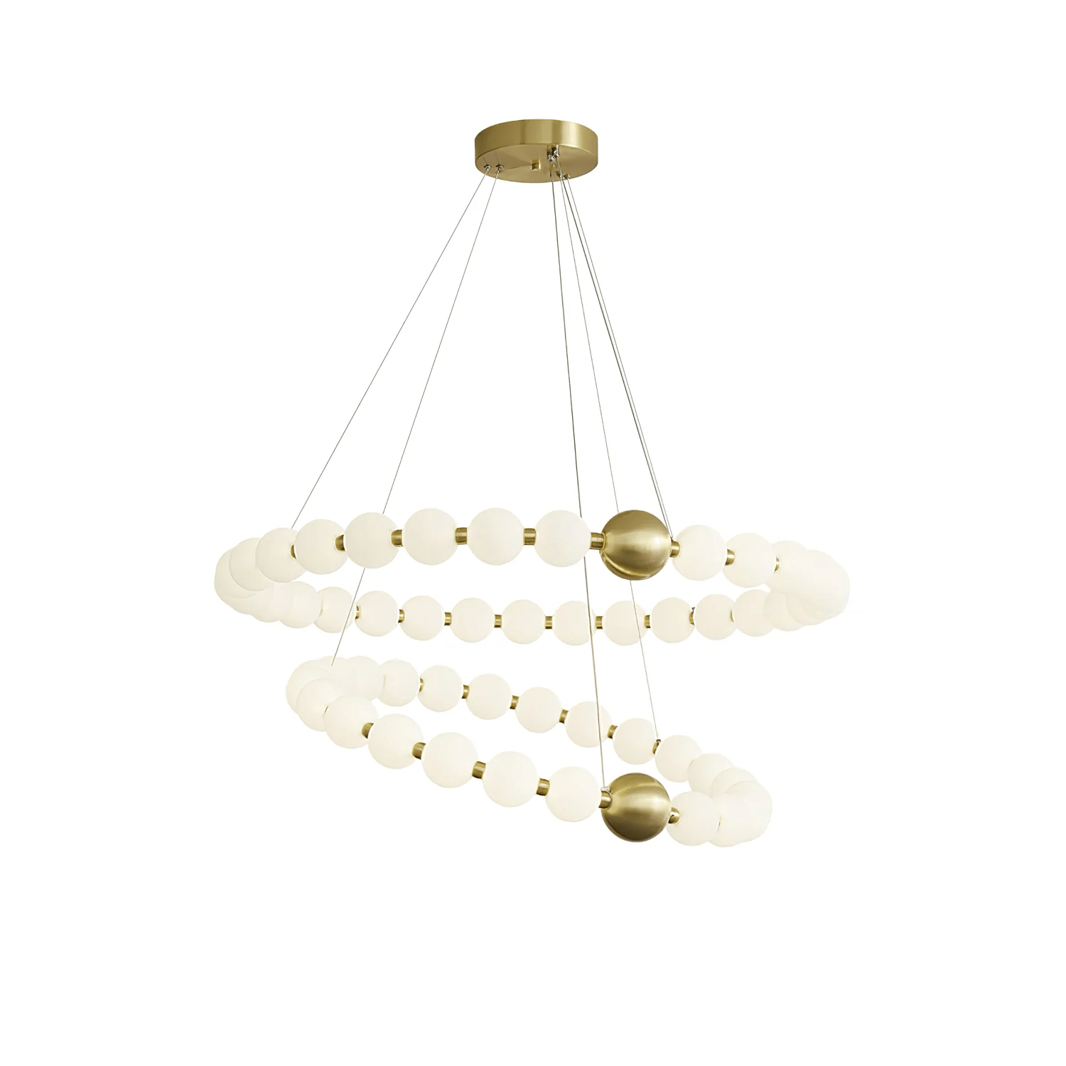 Cetalan Elegance Art Pearls Plastic Chandelier - Lamp Outdoor