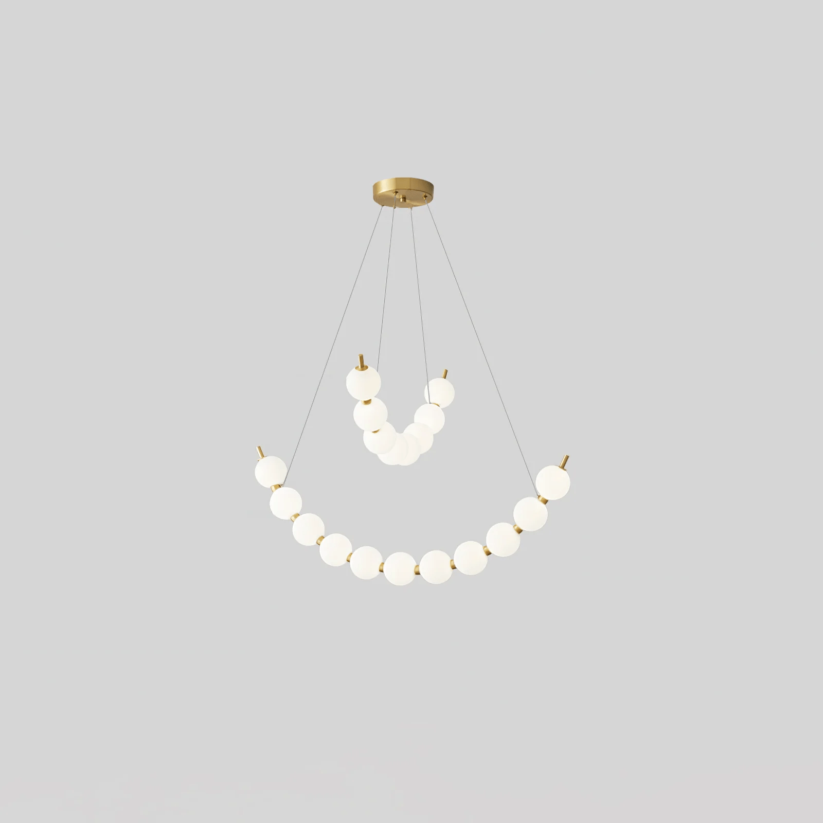 Cetalan Elegance Art Pearls Plastic Chandelier - Lamp Outdoor