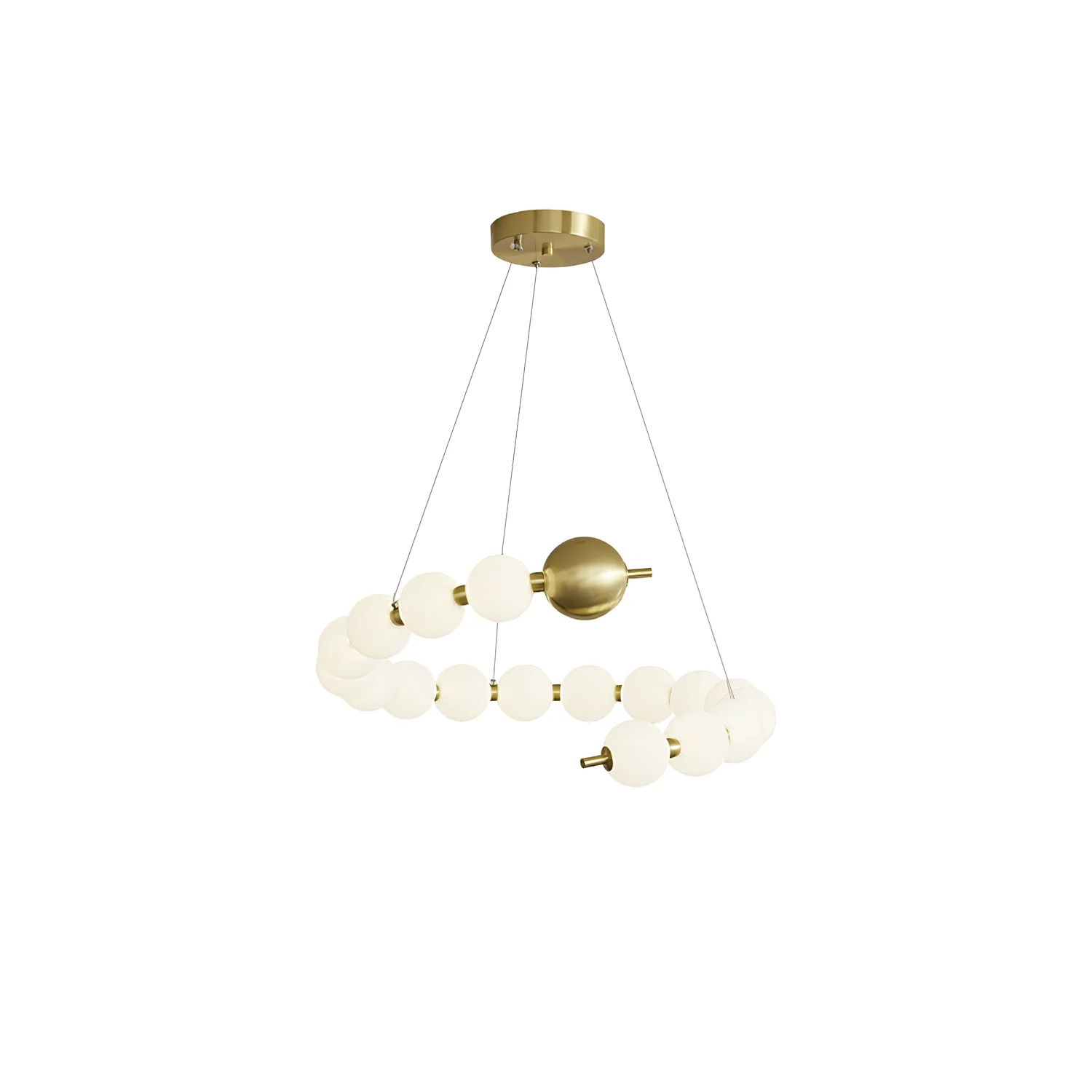 Cetalan Elegance Art Pearls Plastic Chandelier - Lamp Outdoor
