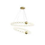Cetalan Elegance Art Pearls Plastic Chandelier - Lamp Outdoor