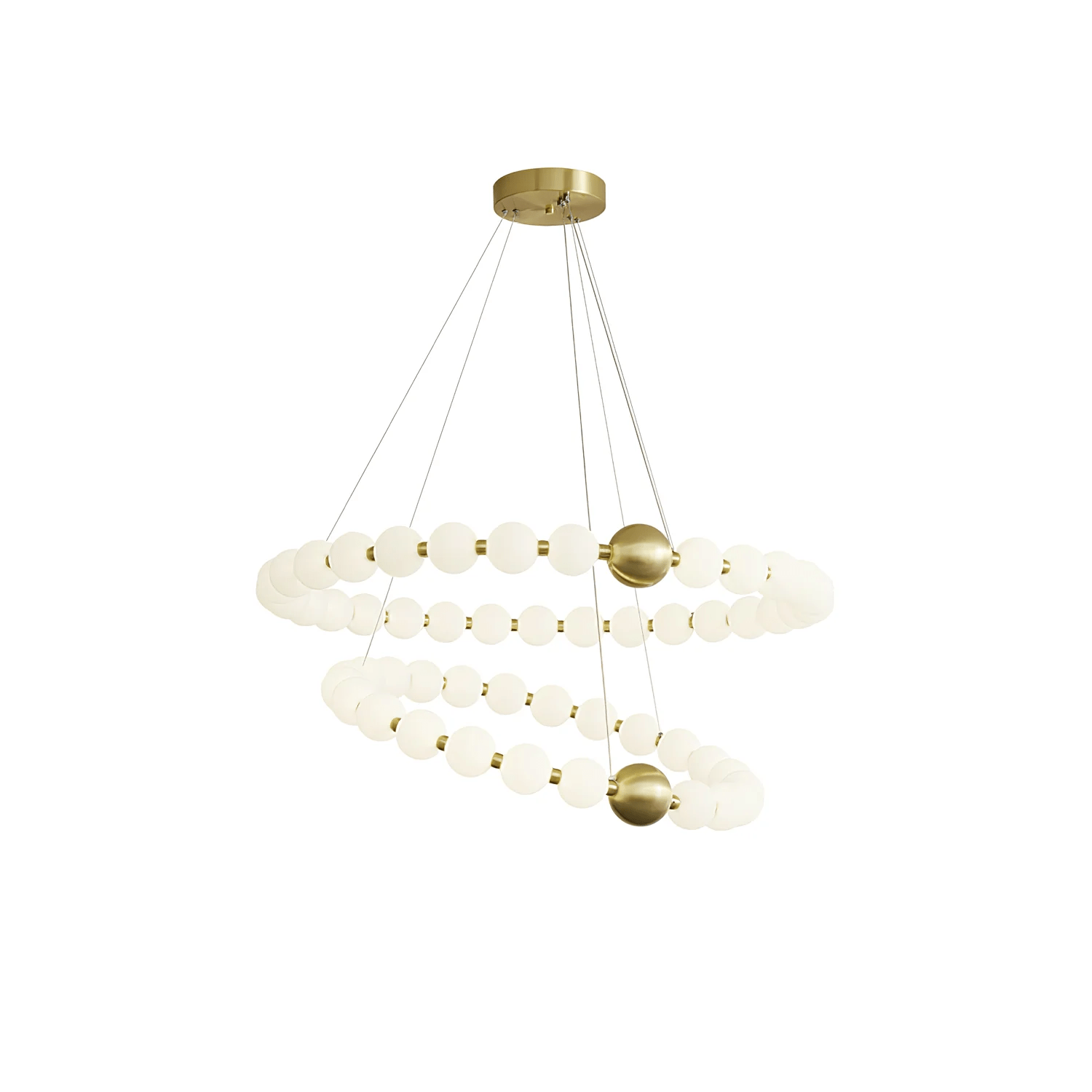 Cetalan Elegance Art Pearls Plastic Chandelier - Lamp Outdoor