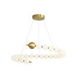 Cetalan Elegance Art Pearls Plastic Chandelier - Lamp Outdoor