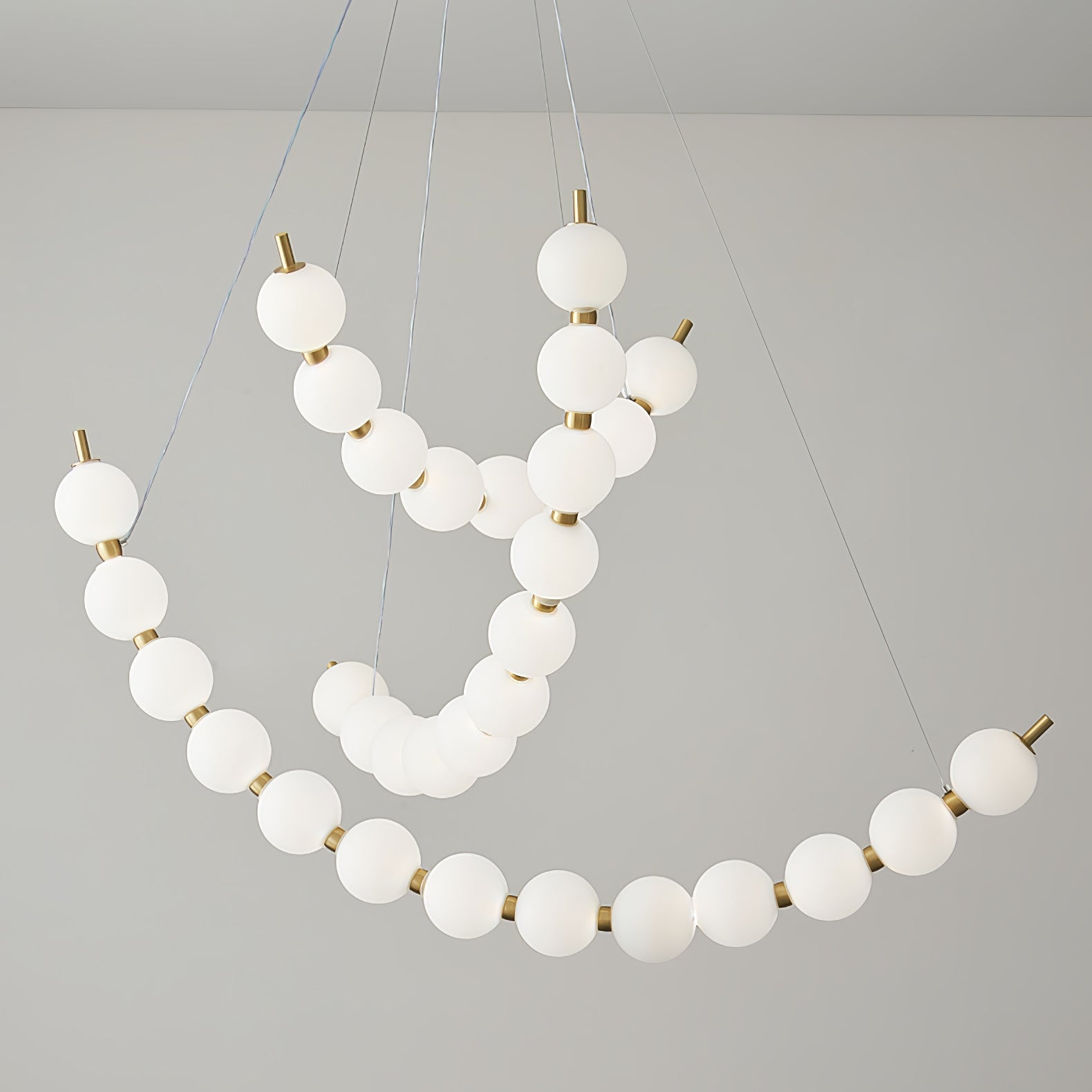 Cetalan Elegance Art Pearls Plastic Chandelier - Lamp Outdoor