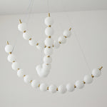 Cetalan Elegance Art Pearls Plastic Chandelier - Lamp Outdoor