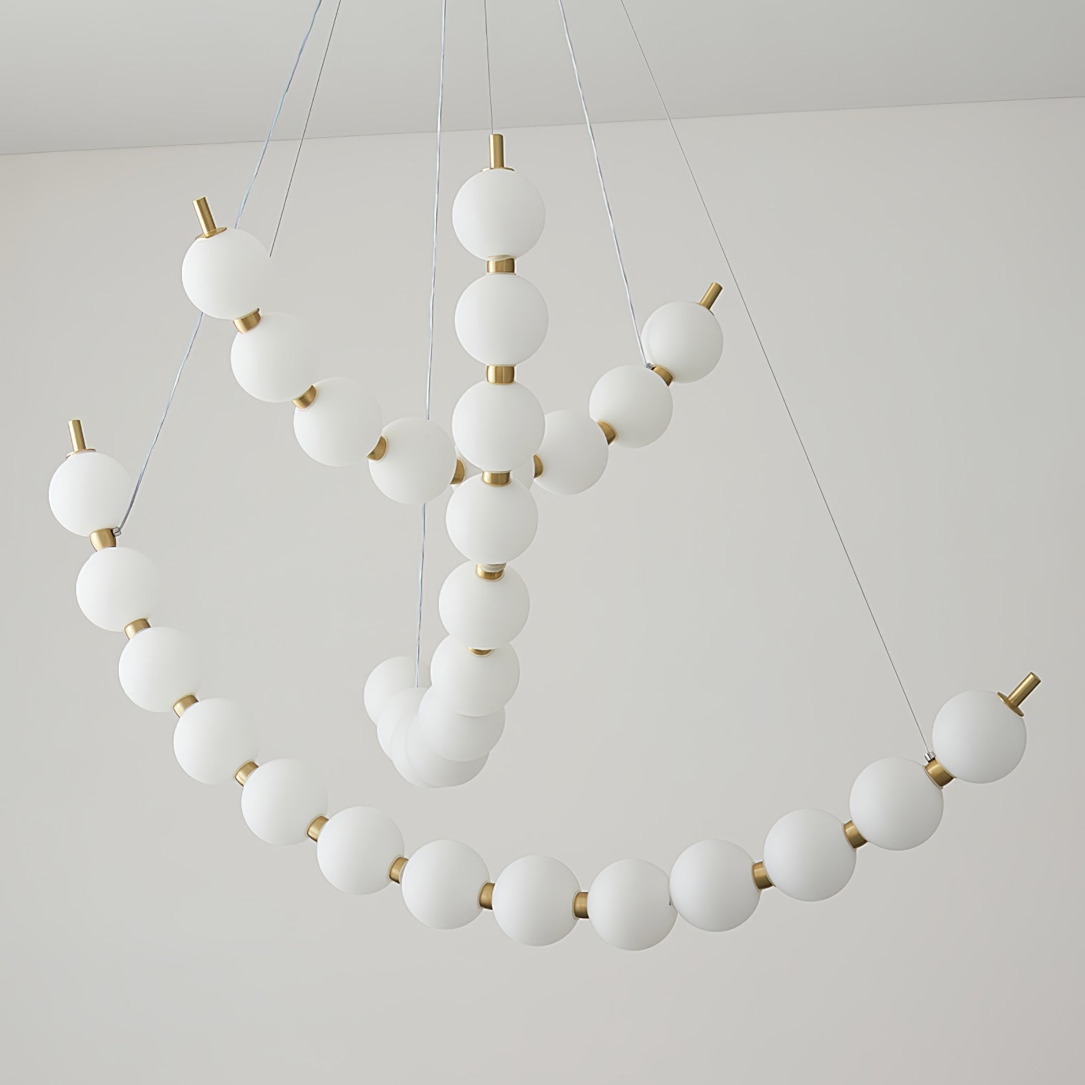 Cetalan Elegance Art Pearls Plastic Chandelier - Lamp Outdoor