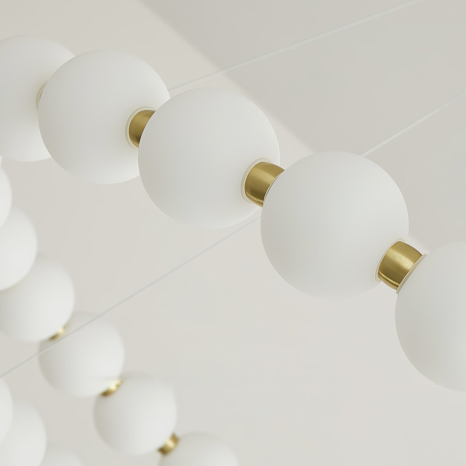 Cetalan Elegance Art Pearls Plastic Chandelier - Lamp Outdoor