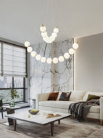 Cetalan Elegance Art Pearls Plastic Chandelier - Lamp Outdoor