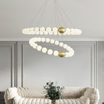 Cetalan Elegance Art Pearls Plastic Chandelier - Lamp Outdoor