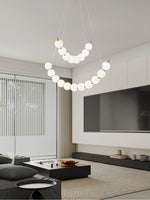 Cetalan Elegance Art Pearls Plastic Chandelier - Lamp Outdoor