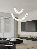 Cetalan Elegance Art Pearls Plastic Chandelier - Lamp Outdoor
