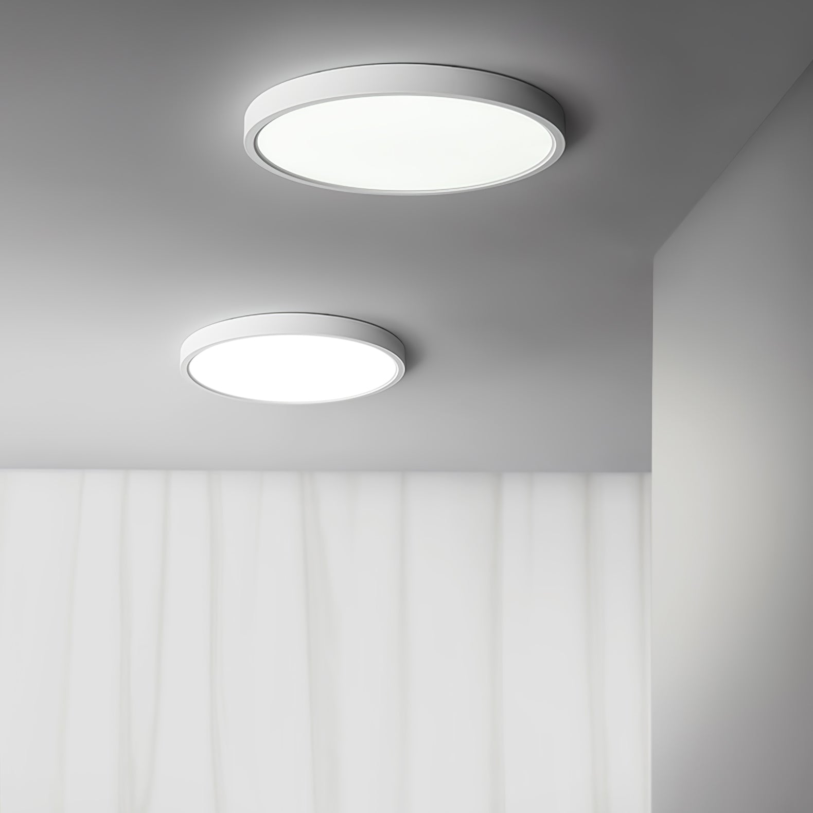 Acrylic Thinnest Round Ceiling Light - Lamp Outdoor