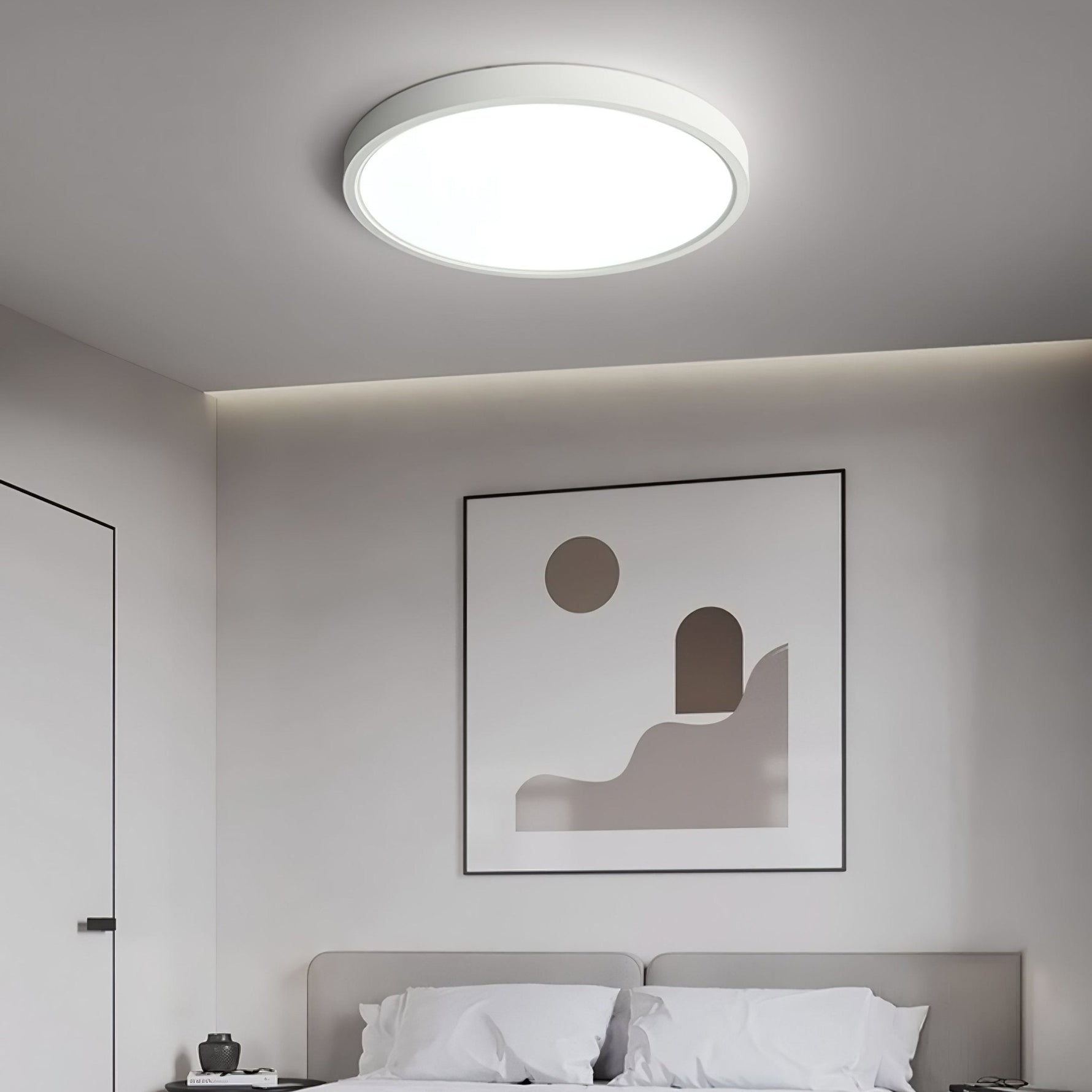 Acrylic Thinnest Round Ceiling Light - Lamp Outdoor