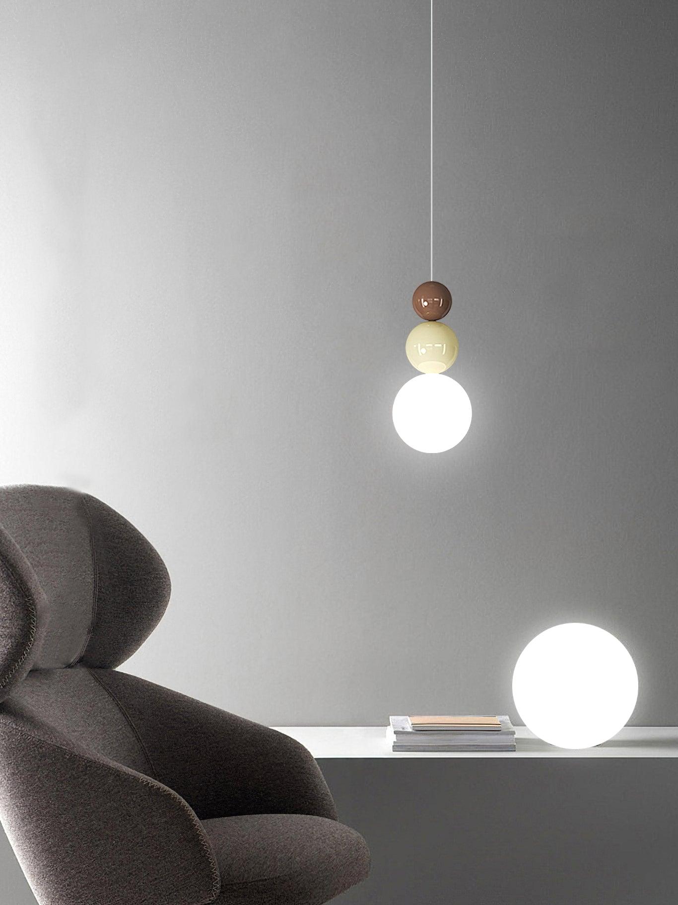 Acrylic Three Ball Pendant Lamp - Lamp Outdoor