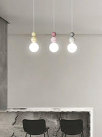 Acrylic Three Ball Pendant Lamp - Lamp Outdoor