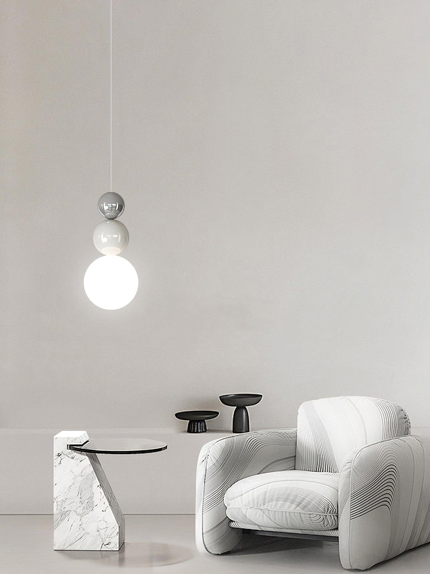 Acrylic Three Ball Pendant Lamp - Lamp Outdoor