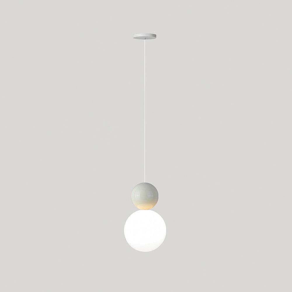 Acrylic Two Ball Pendant Light - Lamp Outdoor
