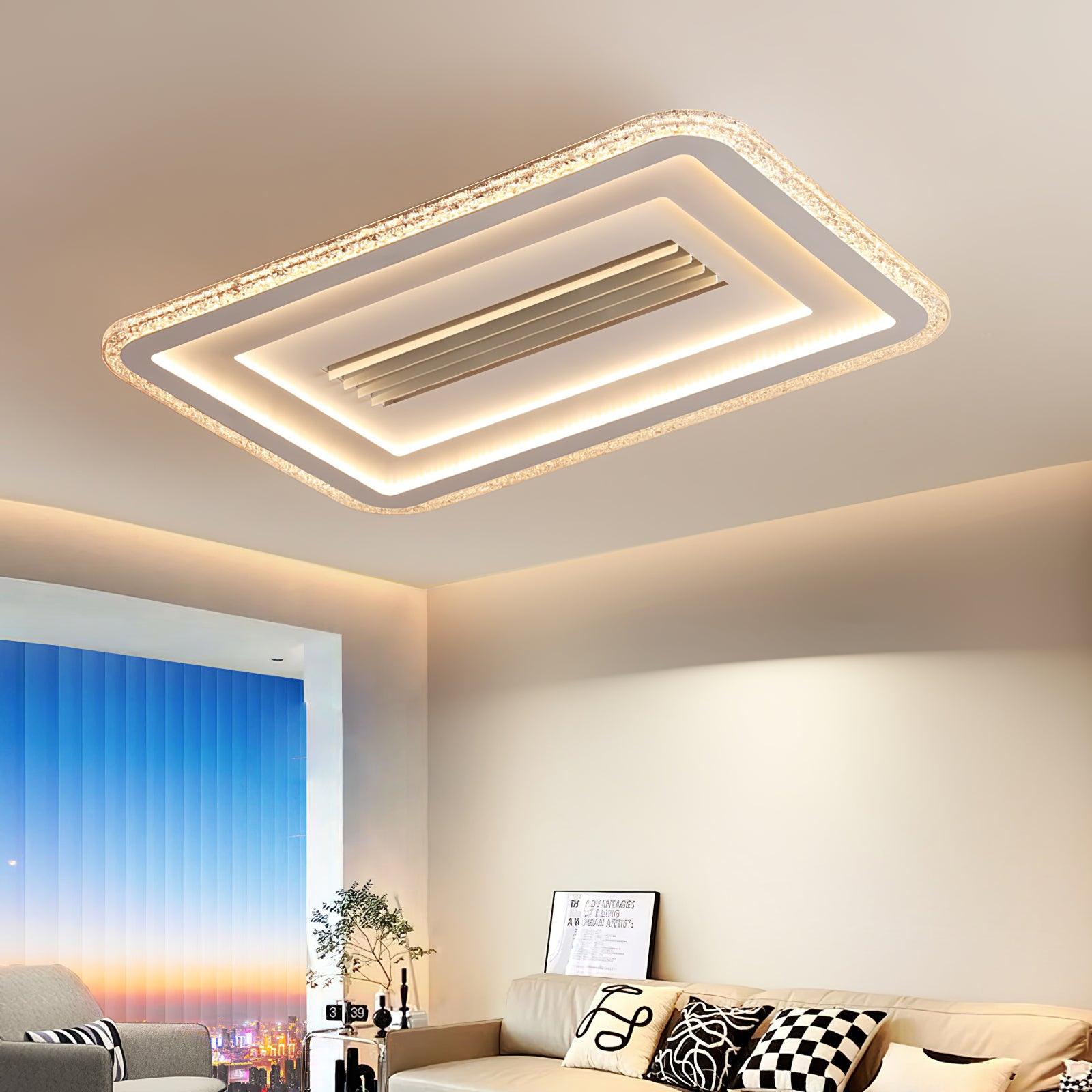 Acrylic Ultrathin Rectangle Ceiling Lamp - Lamp Outdoor