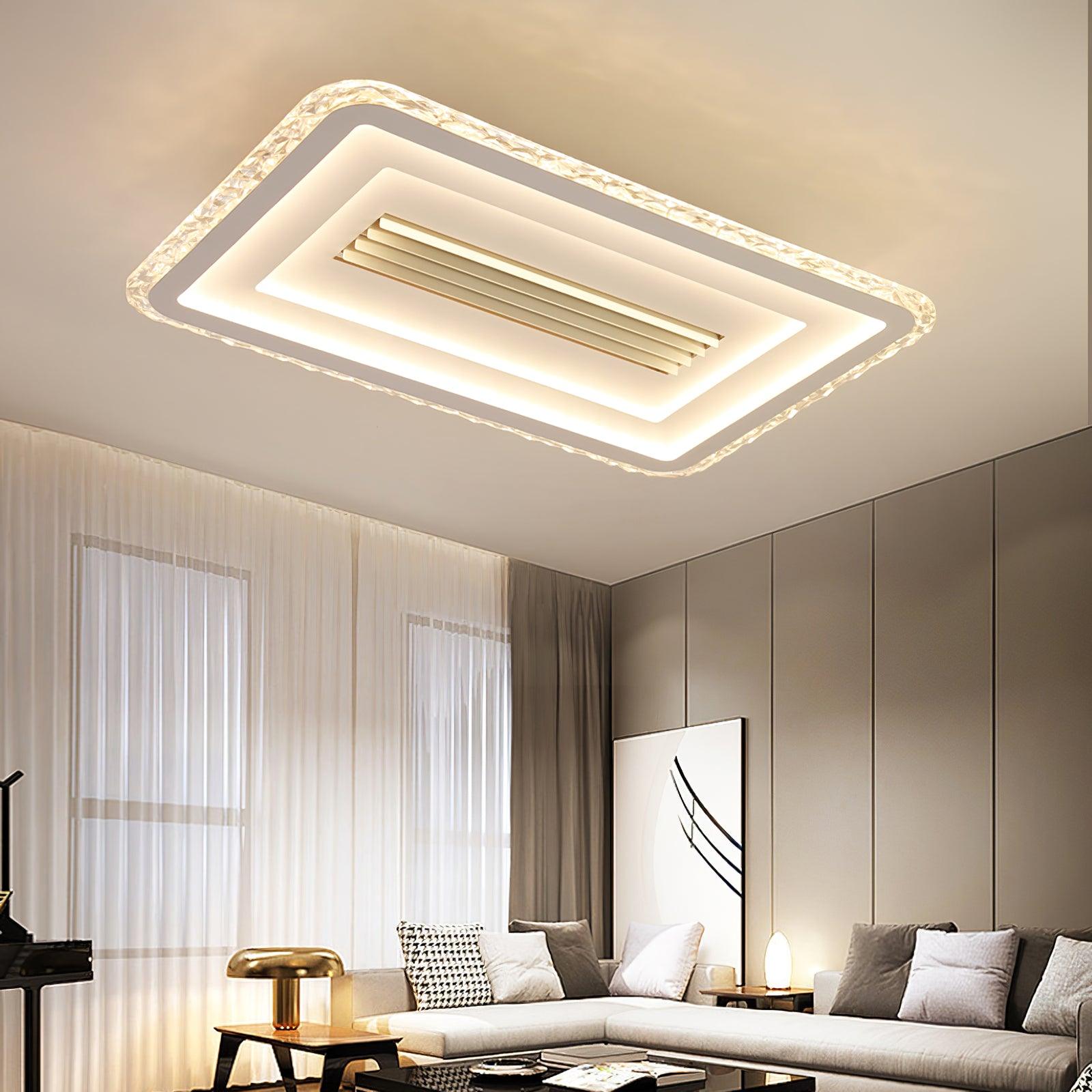 Acrylic Ultrathin Rectangle Ceiling Lamp - Lamp Outdoor