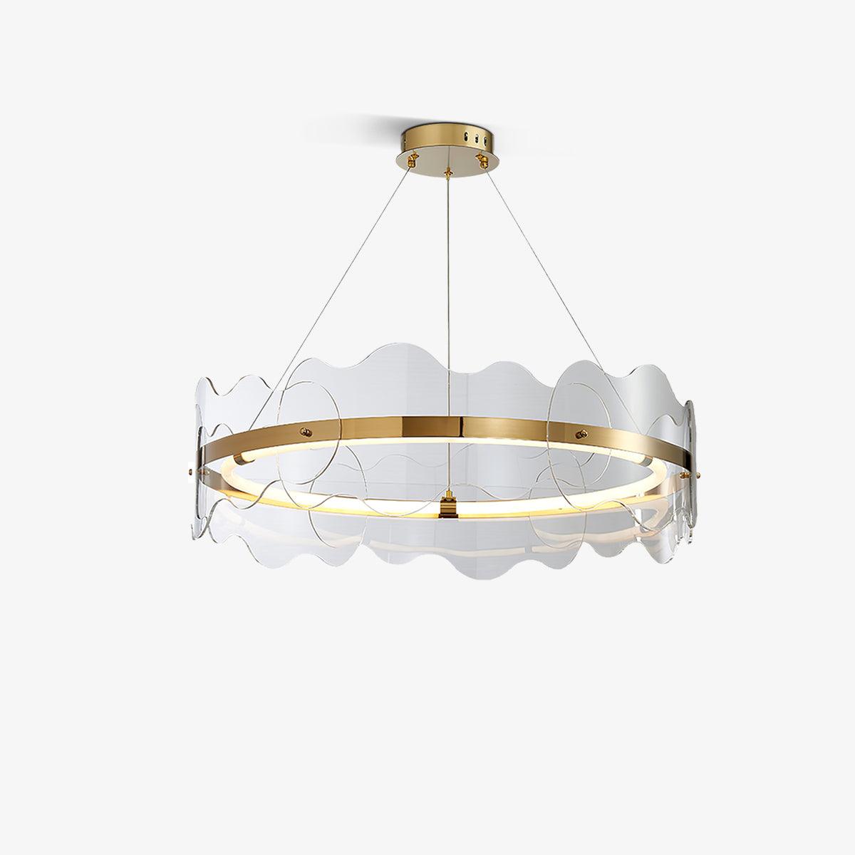 Acrylic Wave Chandelier - Lamp Outdoor