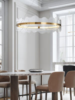 Acrylic Wave Chandelier - Lamp Outdoor
