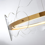 Acrylic Wave Chandelier - Lamp Outdoor