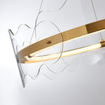 Acrylic Wave Chandelier - Lamp Outdoor
