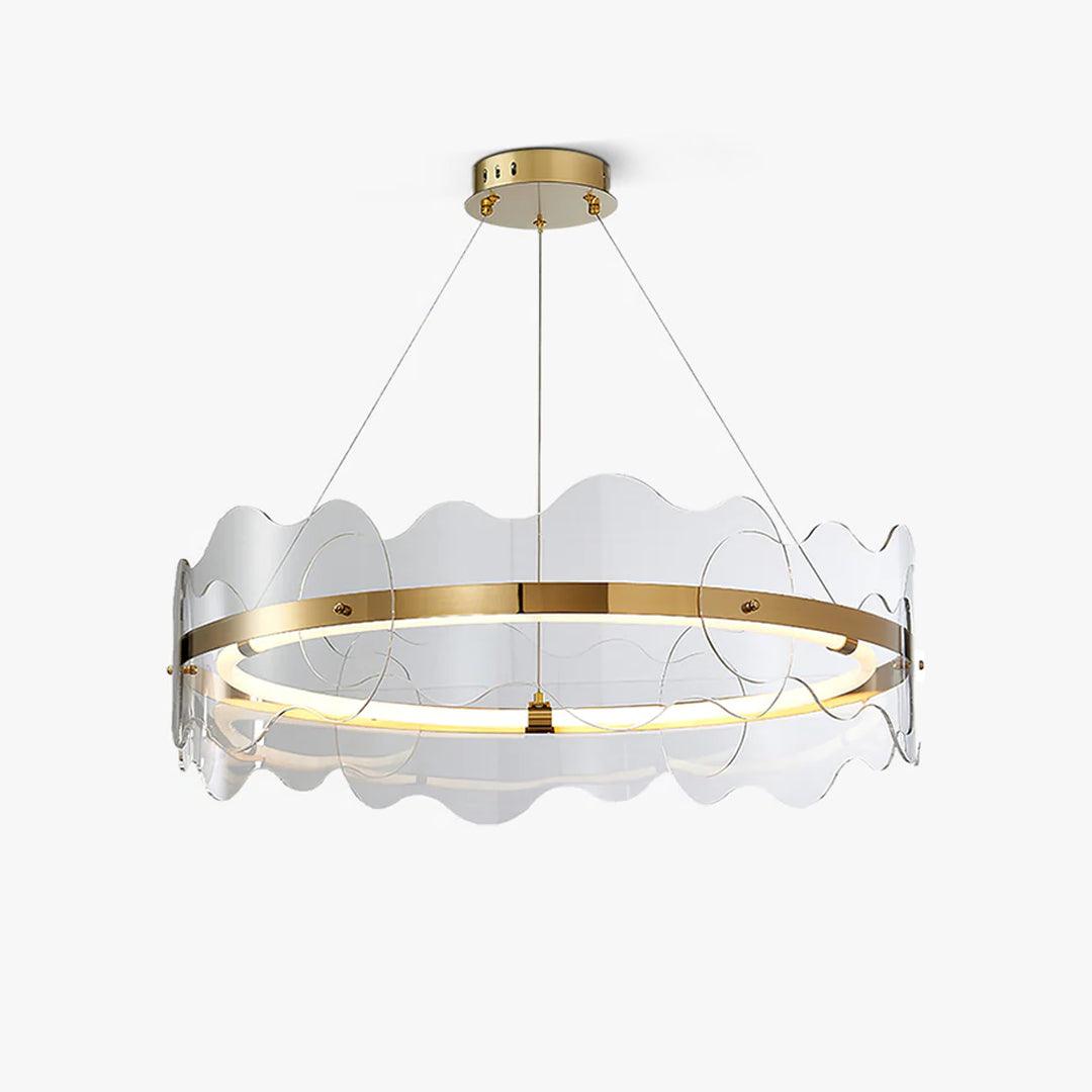 Acrylic Wave Chandelier - Lamp Outdoor