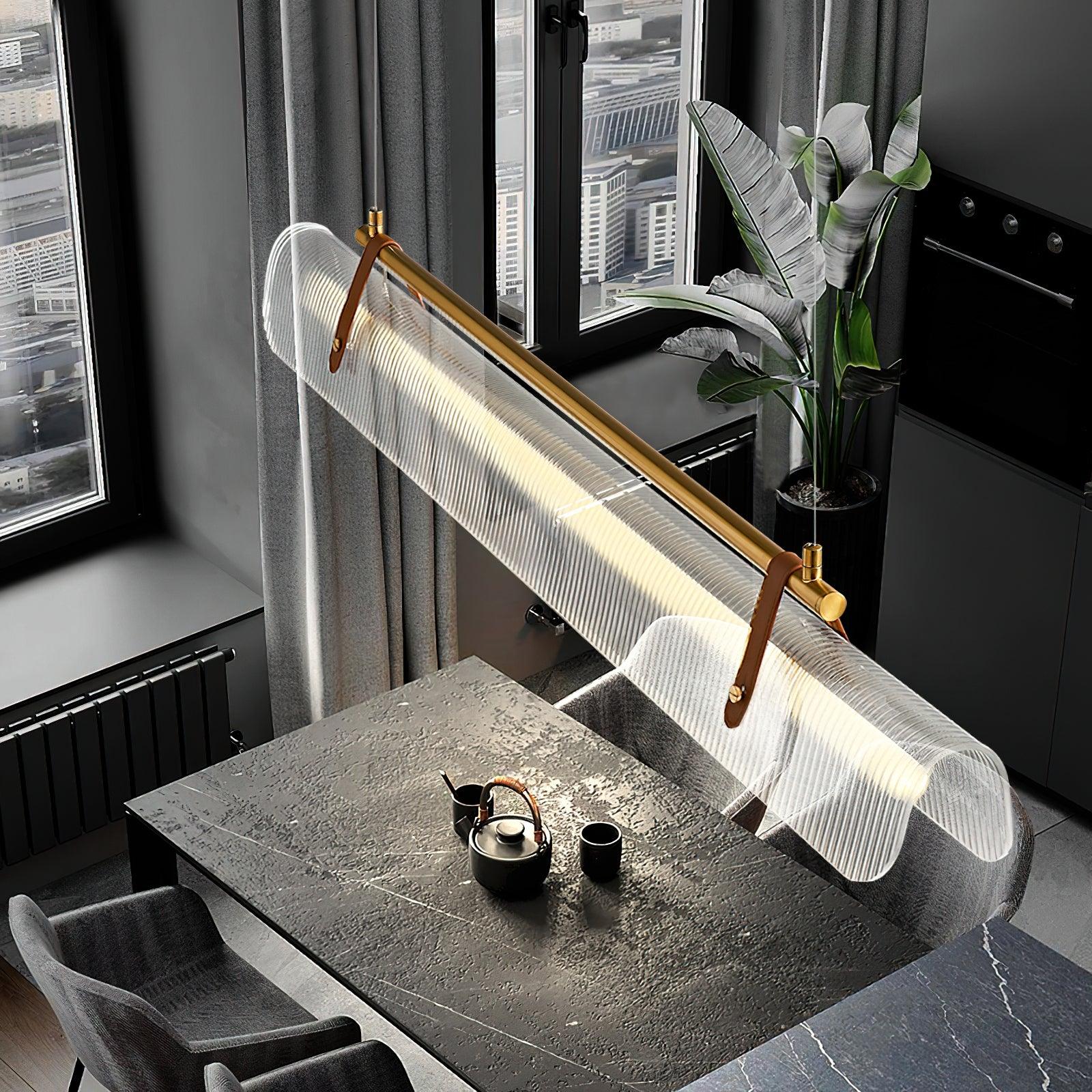 Acrylic Linear Chandelier - Lamp Outdoor