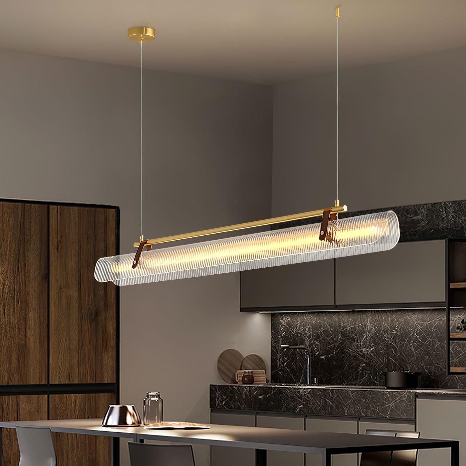 Acrylic Linear Chandelier - Lamp Outdoor